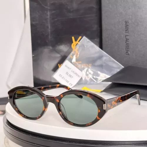 Wholesale Yves Saint Laurent YSL AAA Quality Sunglasses #1334023 $60.00 USD, Wholesale Quality Replica Yves Saint Laurent YSL AAA Quality Sunglasses