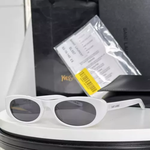 Wholesale Yves Saint Laurent YSL AAA Quality Sunglasses #1334027 $48.00 USD, Wholesale Quality Replica Yves Saint Laurent YSL AAA Quality Sunglasses