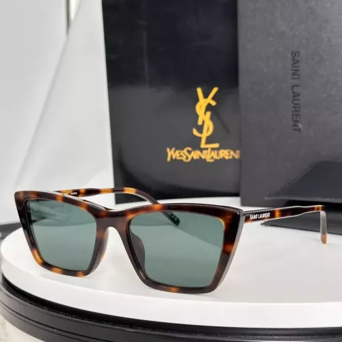 Wholesale Yves Saint Laurent YSL AAA Quality Sunglasses #1334049 $56.00 USD, Wholesale Quality Replica Yves Saint Laurent YSL AAA Quality Sunglasses