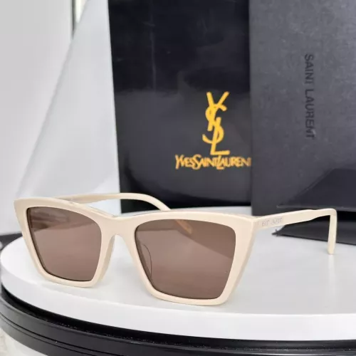 Wholesale Yves Saint Laurent YSL AAA Quality Sunglasses #1334050 $56.00 USD, Wholesale Quality Replica Yves Saint Laurent YSL AAA Quality Sunglasses