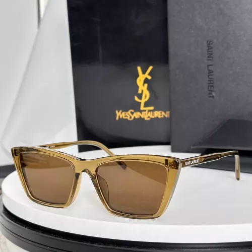 Wholesale Yves Saint Laurent YSL AAA Quality Sunglasses #1334051 $56.00 USD, Wholesale Quality Replica Yves Saint Laurent YSL AAA Quality Sunglasses