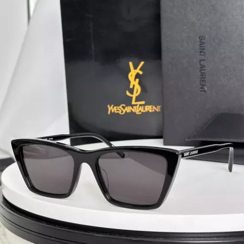 Wholesale Yves Saint Laurent YSL AAA Quality Sunglasses #1334053 $56.00 USD, Wholesale Quality Replica Yves Saint Laurent YSL AAA Quality Sunglasses