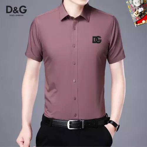 Wholesale Dolce &amp; Gabbana D&amp;G Shirts Short Sleeved For Unisex #1334135 $38.00 USD, Wholesale Quality Replica Dolce &amp; Gabbana D&amp;G Shirts