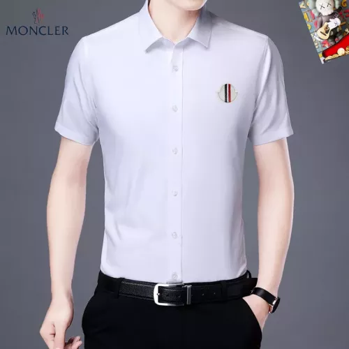 Wholesale Moncler Shirts Short Sleeved For Unisex #1334157 $38.00 USD, Wholesale Quality Replica Moncler Shirts
