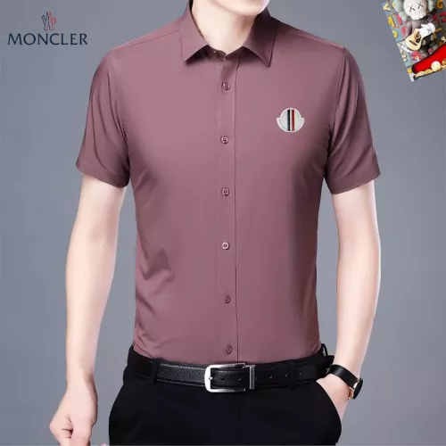 Wholesale Moncler Shirts Short Sleeved For Unisex #1334159 $38.00 USD, Wholesale Quality Replica Moncler Shirts