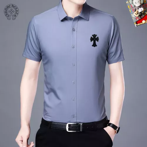 Wholesale Chrome Hearts Shirts Short Sleeved For Unisex #1334177 $38.00 USD, Wholesale Quality Replica Chrome Hearts Shirts