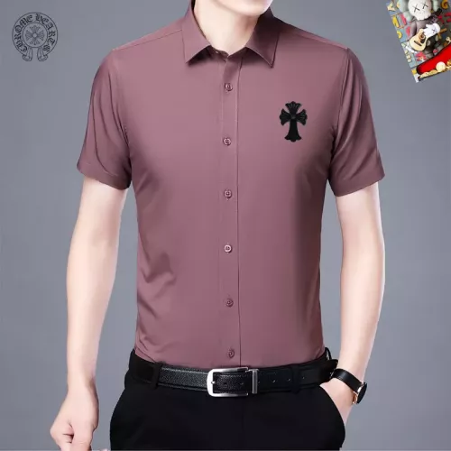 Wholesale Chrome Hearts Shirts Short Sleeved For Unisex #1334178 $38.00 USD, Wholesale Quality Replica Chrome Hearts Shirts