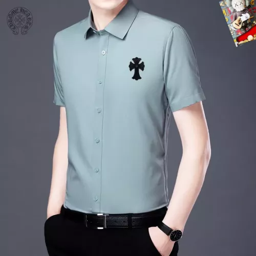 Wholesale Chrome Hearts Shirts Short Sleeved For Unisex #1334179 $38.00 USD, Wholesale Quality Replica Chrome Hearts Shirts