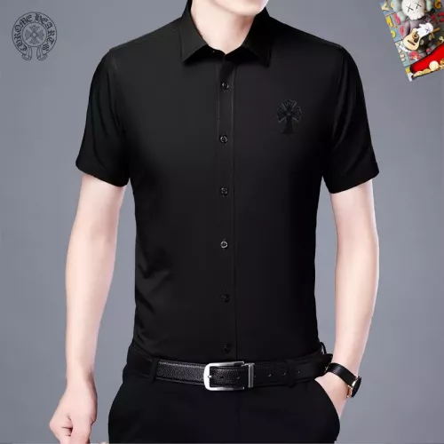 Wholesale Chrome Hearts Shirts Short Sleeved For Unisex #1334180 $38.00 USD, Wholesale Quality Replica Chrome Hearts Shirts