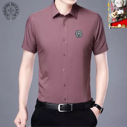 Wholesale Chrome Hearts Shirts Short Sleeved For Unisex #1334194 $38.00 USD, Wholesale Quality Replica Chrome Hearts Shirts
