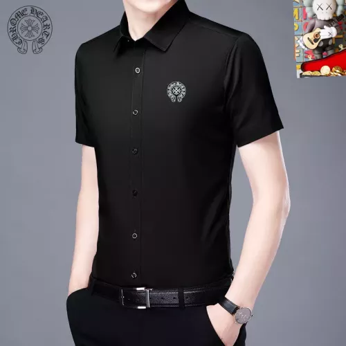 Wholesale Chrome Hearts Shirts Short Sleeved For Unisex #1334195 $38.00 USD, Wholesale Quality Replica Chrome Hearts Shirts