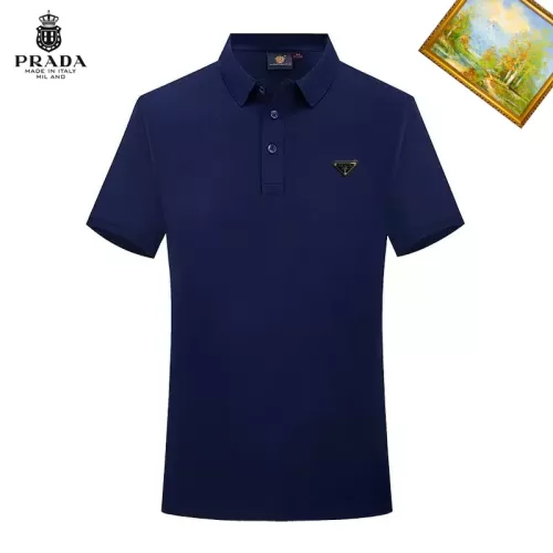 Wholesale Prada T-Shirts Short Sleeved For Men #1334322 $29.00 USD, Wholesale Quality Replica Prada T-Shirts
