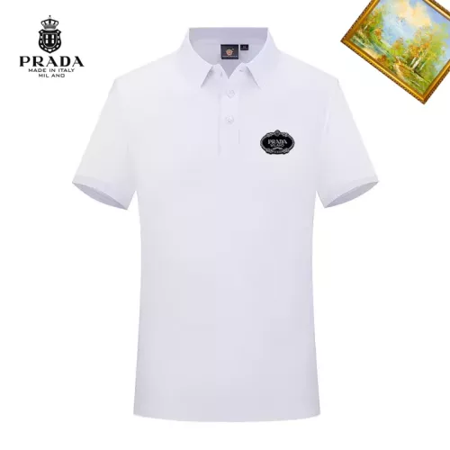 Wholesale Prada T-Shirts Short Sleeved For Men #1334326 $29.00 USD, Wholesale Quality Replica Prada T-Shirts