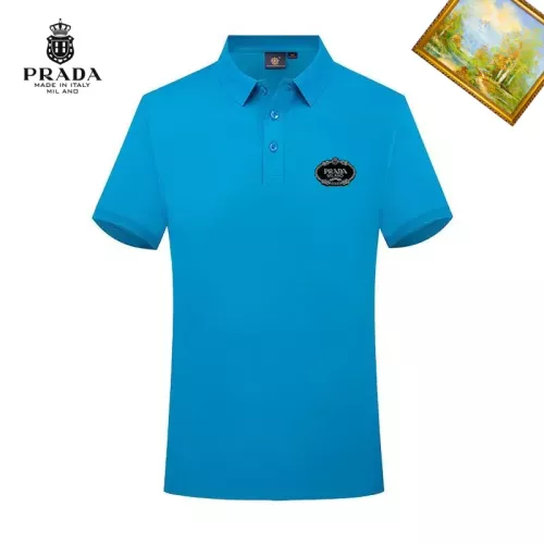 Wholesale Prada T-Shirts Short Sleeved For Men #1334331 $29.00 USD, Wholesale Quality Replica Prada T-Shirts