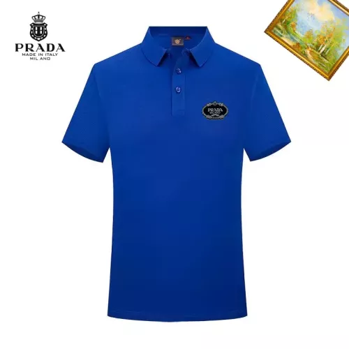 Wholesale Prada T-Shirts Short Sleeved For Men #1334332 $29.00 USD, Wholesale Quality Replica Prada T-Shirts