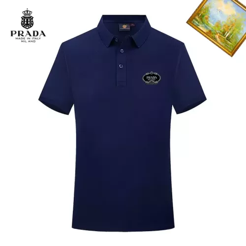 Wholesale Prada T-Shirts Short Sleeved For Men #1334333 $29.00 USD, Wholesale Quality Replica Prada T-Shirts