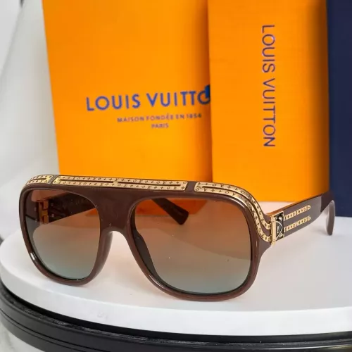 Wholesale Louis Vuitton AAA Quality Sunglasses #1334345 $60.00 USD, Wholesale Quality Replica Louis Vuitton AAA Quality Sunglasses