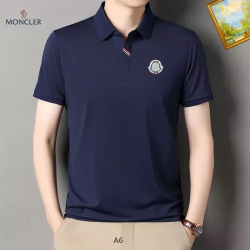 Wholesale Moncler T-Shirts Short Sleeved For Men #1334371 $34.00 USD, Wholesale Quality Replica Moncler T-Shirts