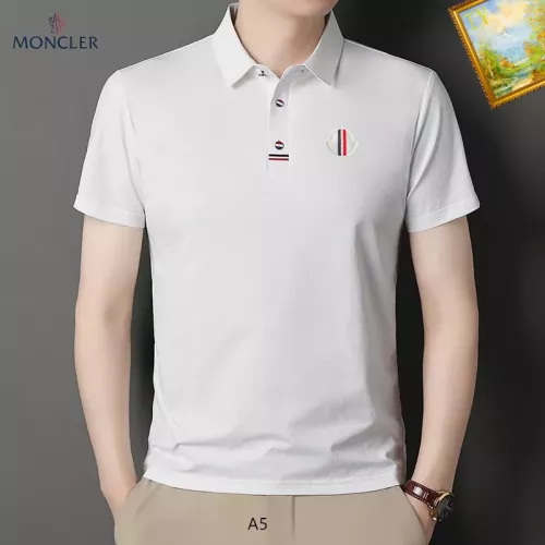 Wholesale Moncler T-Shirts Short Sleeved For Men #1334380 $34.00 USD, Wholesale Quality Replica Moncler T-Shirts
