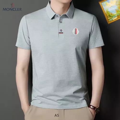 Wholesale Moncler T-Shirts Short Sleeved For Men #1334381 $34.00 USD, Wholesale Quality Replica Moncler T-Shirts