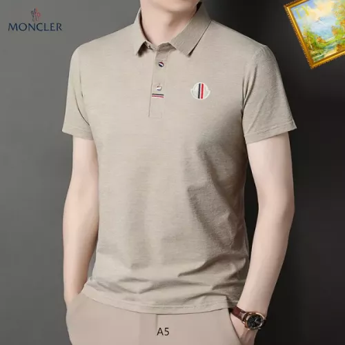Wholesale Moncler T-Shirts Short Sleeved For Men #1334382 $34.00 USD, Wholesale Quality Replica Moncler T-Shirts