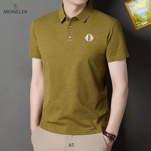 Wholesale Moncler T-Shirts Short Sleeved For Men #1334383 $34.00 USD, Wholesale Quality Replica Moncler T-Shirts