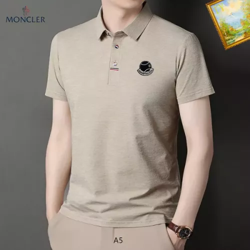 Wholesale Moncler T-Shirts Short Sleeved For Men #1334411 $34.00 USD, Wholesale Quality Replica Moncler T-Shirts