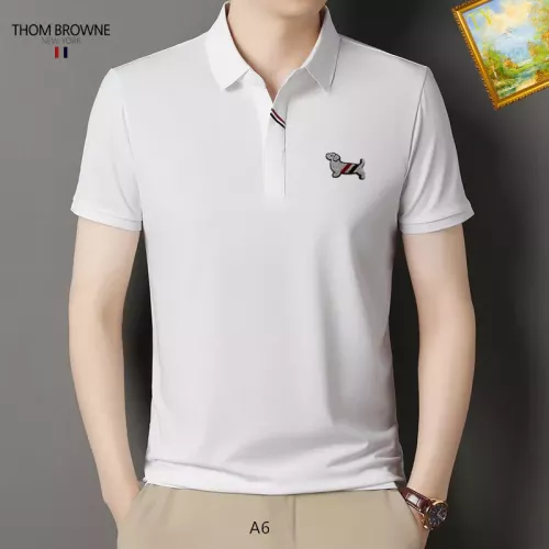 Wholesale Thom Browne TB T-Shirts Short Sleeved For Men #1334425 $34.00 USD, Wholesale Quality Replica Thom Browne TB T-Shirts
