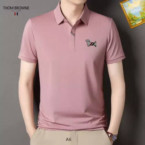 Wholesale Thom Browne TB T-Shirts Short Sleeved For Men #1334426 $34.00 USD, Wholesale Quality Replica Thom Browne TB T-Shirts