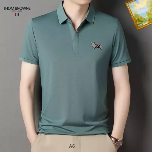 Wholesale Thom Browne TB T-Shirts Short Sleeved For Men #1334427 $34.00 USD, Wholesale Quality Replica Thom Browne TB T-Shirts
