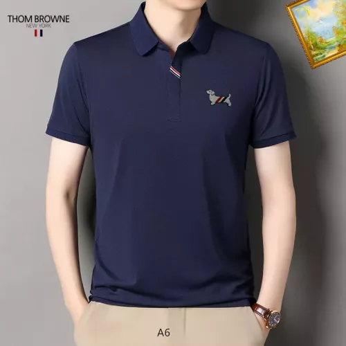 Wholesale Thom Browne TB T-Shirts Short Sleeved For Men #1334428 $34.00 USD, Wholesale Quality Replica Thom Browne TB T-Shirts