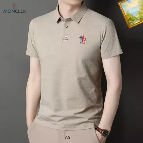 Wholesale Moncler T-Shirts Short Sleeved For Men #1334432 $34.00 USD, Wholesale Quality Replica Moncler T-Shirts
