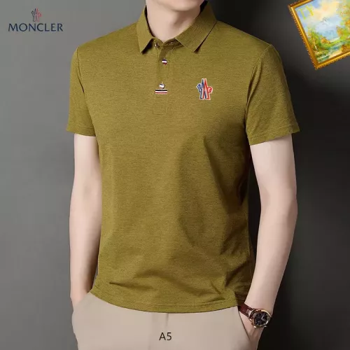 Wholesale Moncler T-Shirts Short Sleeved For Men #1334433 $34.00 USD, Wholesale Quality Replica Moncler T-Shirts