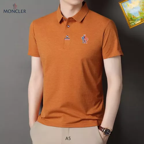 Wholesale Moncler T-Shirts Short Sleeved For Men #1334434 $34.00 USD, Wholesale Quality Replica Moncler T-Shirts
