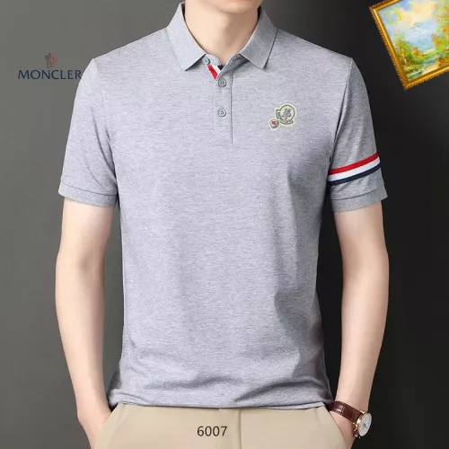 Wholesale Moncler T-Shirts Short Sleeved For Men #1334446 $34.00 USD, Wholesale Quality Replica Moncler T-Shirts