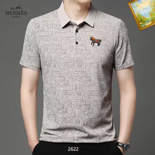 Wholesale Hermes T-Shirts Short Sleeved For Men #1334453 $34.00 USD, Wholesale Quality Replica Hermes T-Shirts