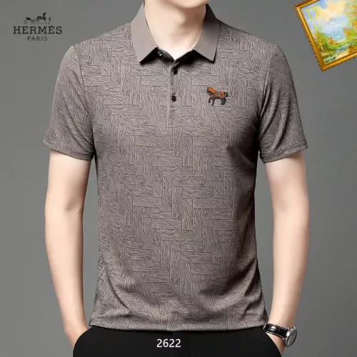 Wholesale Hermes T-Shirts Short Sleeved For Men #1334454 $34.00 USD, Wholesale Quality Replica Hermes T-Shirts