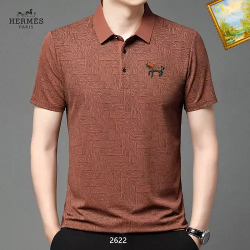 Wholesale Hermes T-Shirts Short Sleeved For Men #1334460 $34.00 USD, Wholesale Quality Replica Hermes T-Shirts