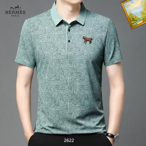Wholesale Hermes T-Shirts Short Sleeved For Men #1334463 $34.00 USD, Wholesale Quality Replica Hermes T-Shirts
