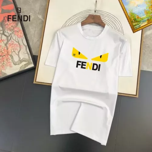 Wholesale Fendi T-Shirts Short Sleeved For Unisex #1334489 $25.00 USD, Wholesale Quality Replica Fendi T-Shirts