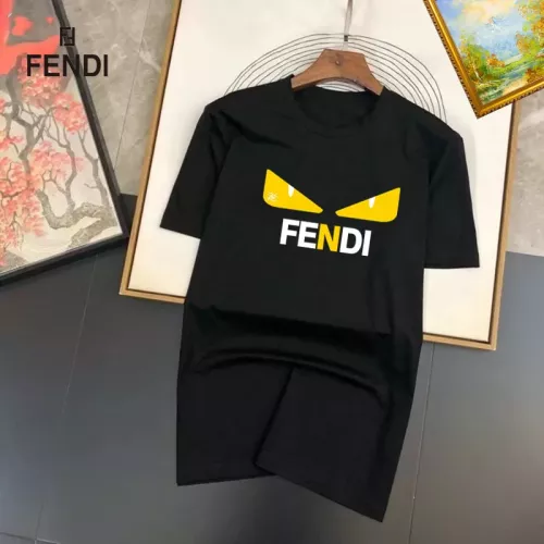 Wholesale Fendi T-Shirts Short Sleeved For Unisex #1334490 $25.00 USD, Wholesale Quality Replica Fendi T-Shirts