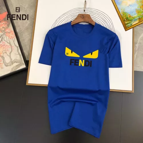Wholesale Fendi T-Shirts Short Sleeved For Unisex #1334491 $25.00 USD, Wholesale Quality Replica Fendi T-Shirts
