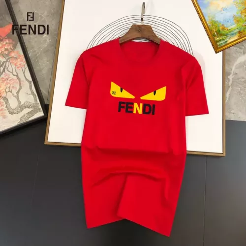 Wholesale Fendi T-Shirts Short Sleeved For Unisex #1334493 $25.00 USD, Wholesale Quality Replica Fendi T-Shirts