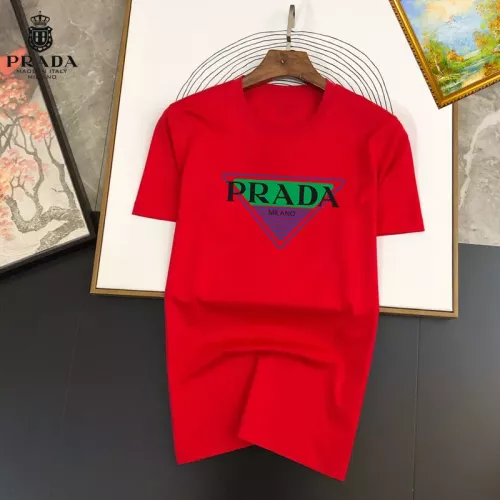 Wholesale Prada T-Shirts Short Sleeved For Unisex #1334497 $25.00 USD, Wholesale Quality Replica Prada T-Shirts