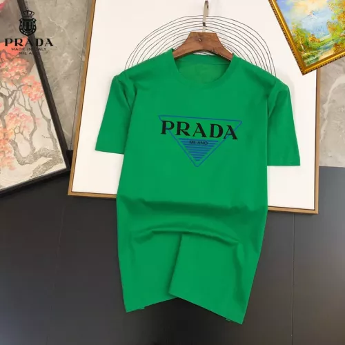 Wholesale Prada T-Shirts Short Sleeved For Unisex #1334498 $25.00 USD, Wholesale Quality Replica Prada T-Shirts