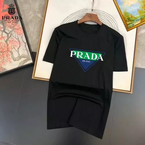 Wholesale Prada T-Shirts Short Sleeved For Unisex #1334500 $25.00 USD, Wholesale Quality Replica Prada T-Shirts