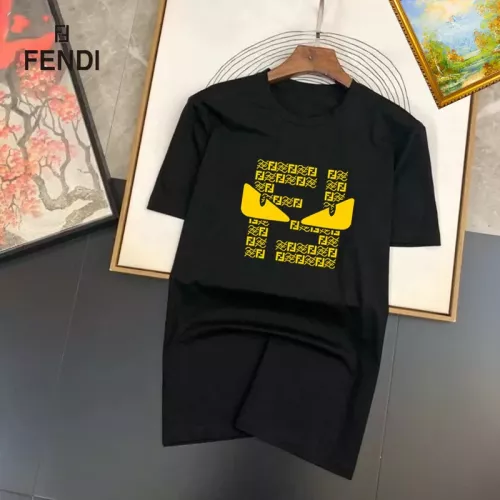 Wholesale Fendi T-Shirts Short Sleeved For Unisex #1334545 $25.00 USD, Wholesale Quality Replica Fendi T-Shirts