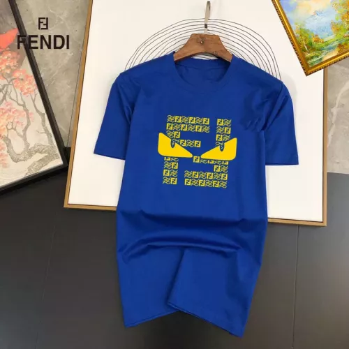 Wholesale Fendi T-Shirts Short Sleeved For Unisex #1334546 $25.00 USD, Wholesale Quality Replica Fendi T-Shirts