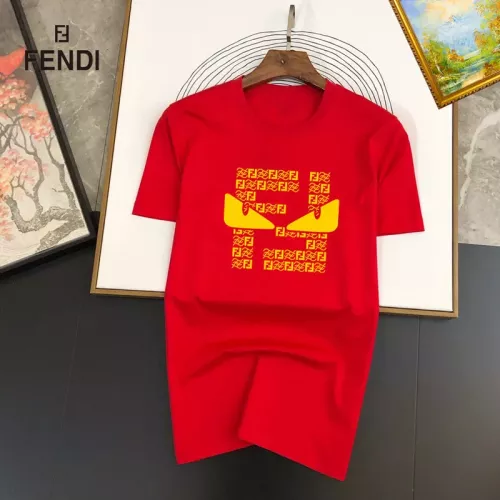 Wholesale Fendi T-Shirts Short Sleeved For Unisex #1334548 $25.00 USD, Wholesale Quality Replica Fendi T-Shirts