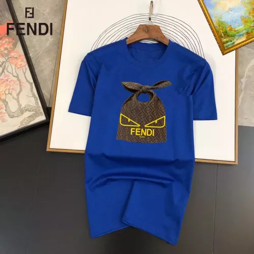 Wholesale Fendi T-Shirts Short Sleeved For Unisex #1334553 $25.00 USD, Wholesale Quality Replica Fendi T-Shirts